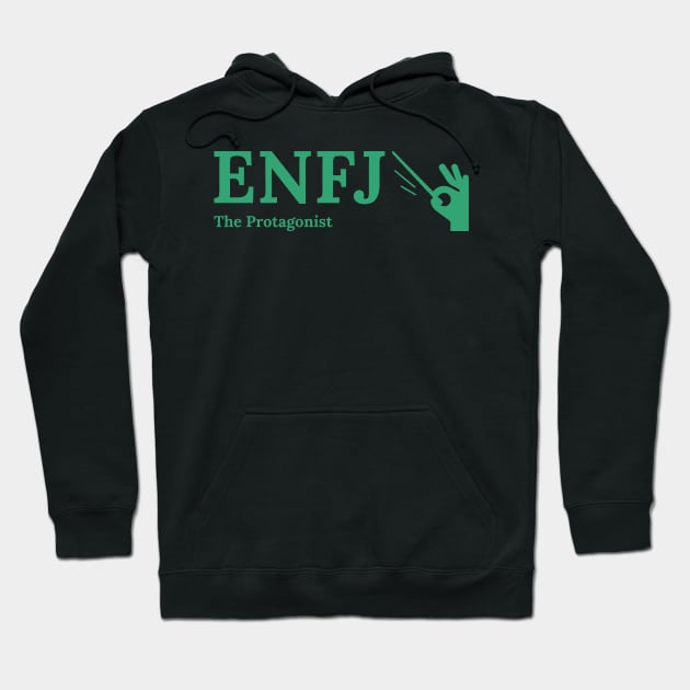 ENFJ The Protagonist MBTI types 7C Myers Briggs personality gift with icon Hoodie by FOGSJ